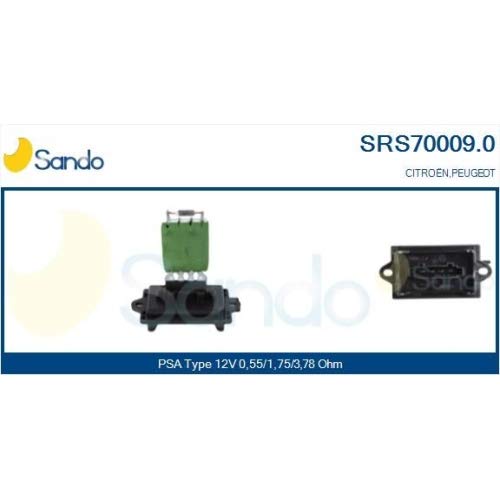 Sando SRS70009.0 Widerstand für Ventilatorinnenraum Psa von Sando