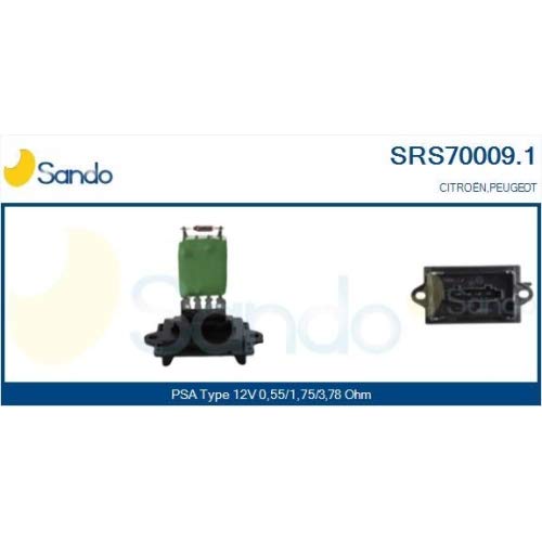 Sando SRS70009.1 Widerstand für Ventilatorinnenraum Psa von Sando