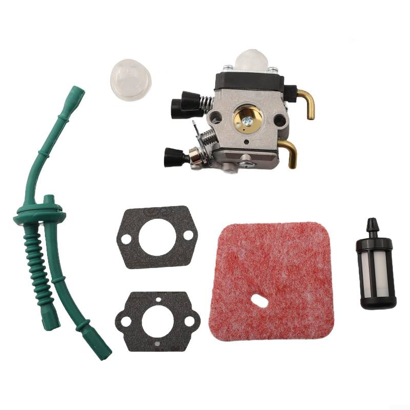 Kompatibler Vergaser für FS38 für FS45 FS55 Serie mit komplettem Kraftstoffleitungs-Kit für einfache Installation, Modelle vor 2013 von Sandyseptember