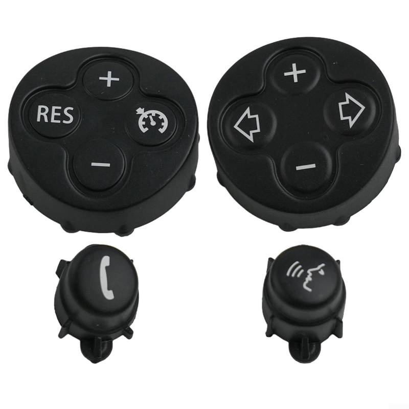 Komplettes Set mit 4 Lenkrad-Tempomat-Tastenabdeckungen für Fahrzeuge der Mini Cooper Serie von Sandyseptember