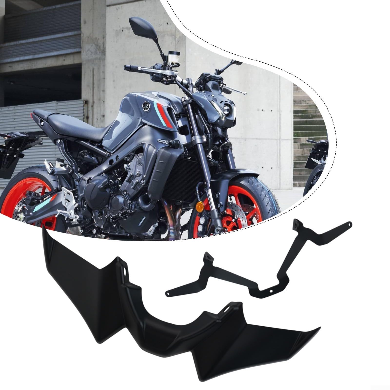 Sportliche Optikverbesserung mit Downforce Naked Frontspoiler für MT 07 SP, passgenau entworfen Sportliche Optikverbesserung mit Downforce Naked Frontspoiler für MT 07 SP, passgenau entworfen von Sandyseptember