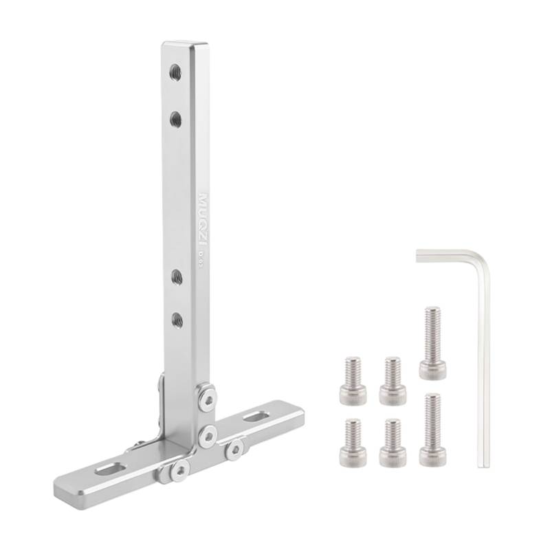 Wasserflaschenhalter-Adapter für Faltbare Fahrräder – Leichte Aluminium-Halterung zur Einzel-/Doppelhalterung (Für 2 Flaschen,Silber) von Sanmum