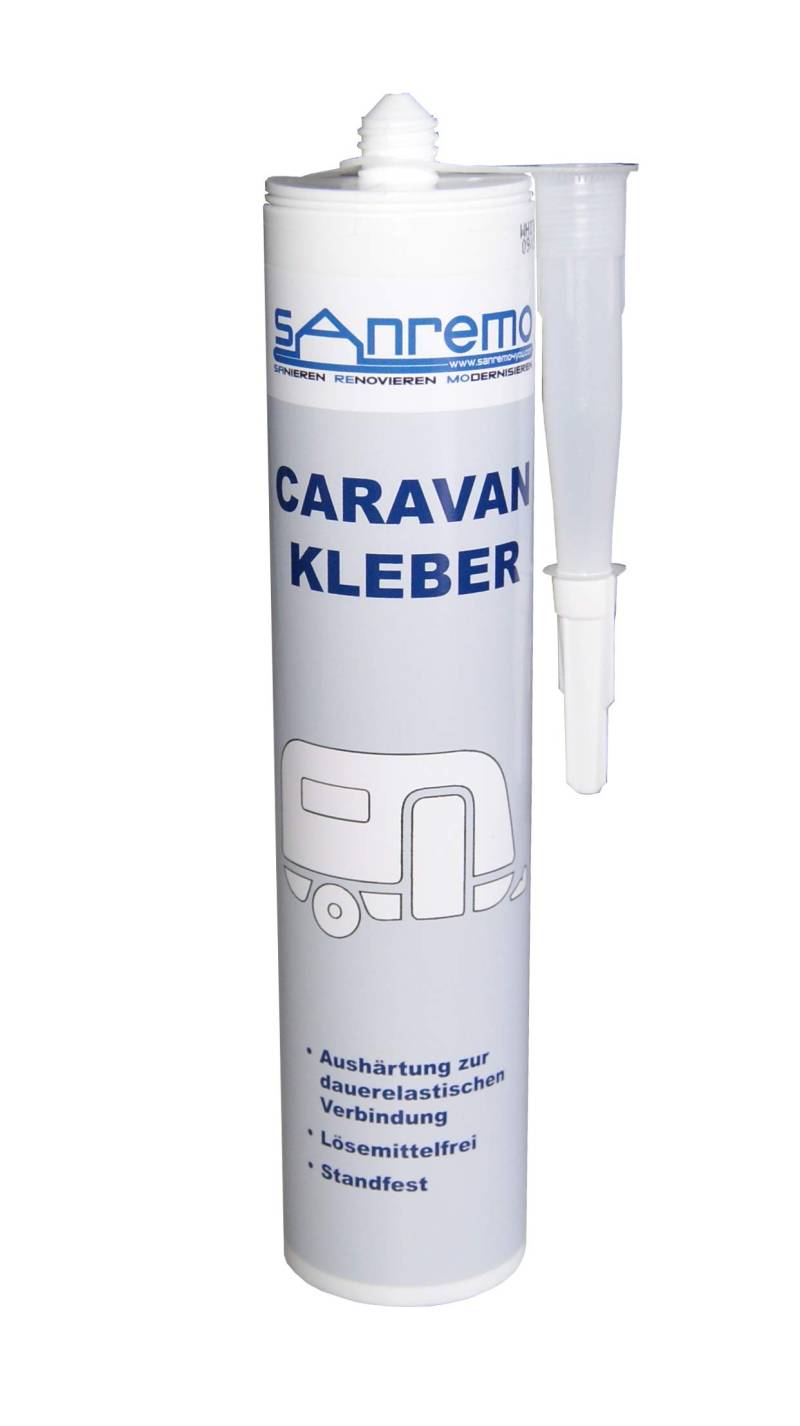 Sanremo 10x Caravan Kleber 290ml Weiss von Sanremo