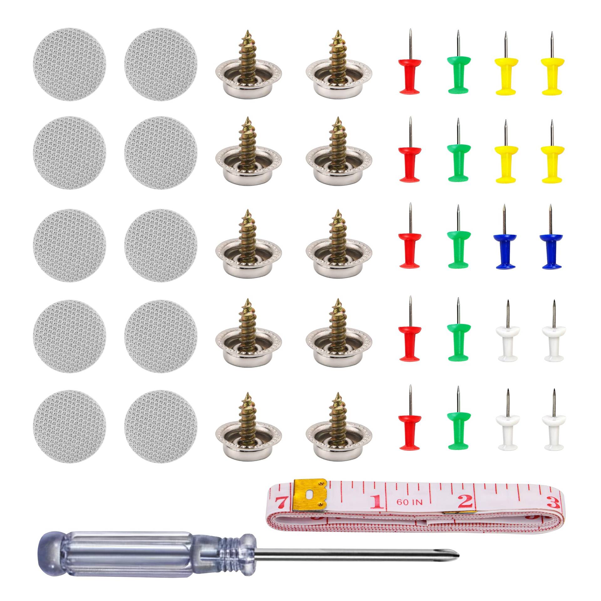 Auto Dachhimmel Reparatur Set KFZ Reparatur Nieten Auto Dachhimmel Reparaturknop für Alle Autos Dachhimmel Reparieren Mit Farbigen Stecknadeln Schraubendreher Maßband Auto Dachhimmel Reparatur Set KFZ Reparatur Nieten Auto Dachhimmel Reparaturknop für Alle Autos Dachhimmel Reparieren Mit Farbigen Stecknadeln Schraubendreher Maßband von Sanrolax