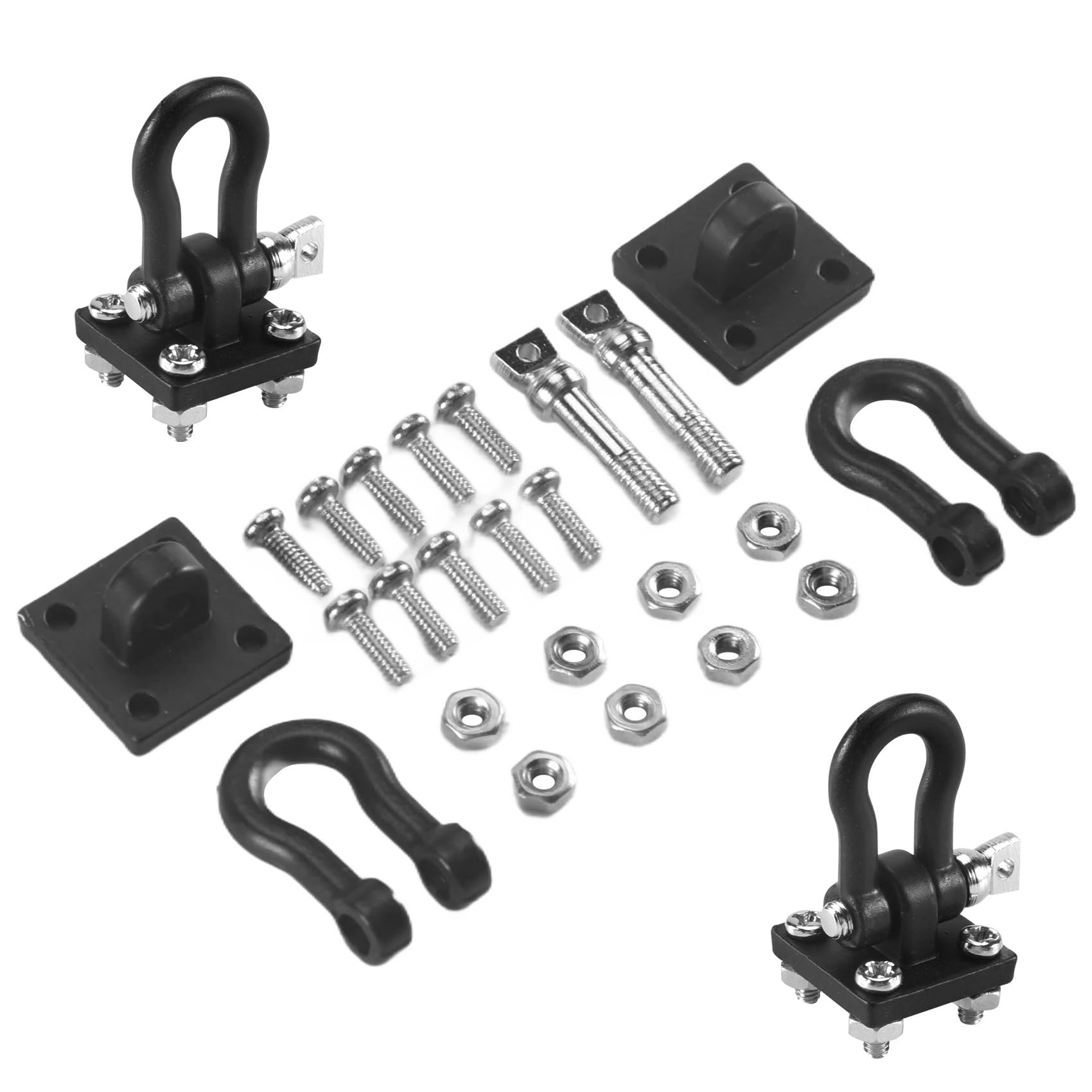 Sarngk 4 StüCk AnhäNger Abschleppschnalle AbschäKel Haken für 1/10 RC Rock Crawler Axial SCX10 TRX4 D110 RC PKW Sarngk 4 StüCk AnhäNger Abschleppschnalle AbschäKel Haken für 1/10 RC Rock Crawler Axial SCX10 TRX4 D110 RC PKW von Sarngk