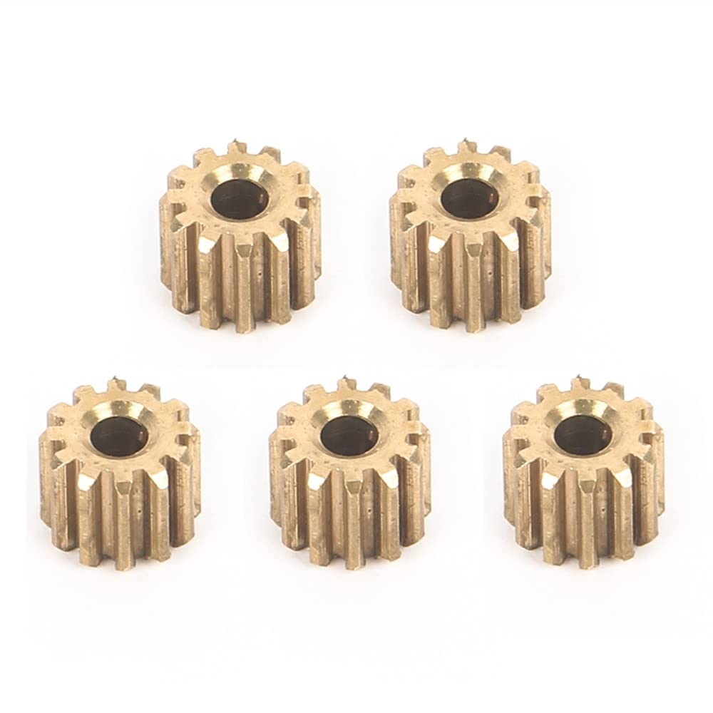 Sarngk 5 StüCke 12T Messing Ritzel Motor Getriebe für D12 D42 1/10 RC Auto Upgrade Teile Teile ZubehöR Sarngk 5 StüCke 12T Messing Ritzel Motor Getriebe für D12 D42 1/10 RC Auto Upgrade Teile Teile ZubehöR von Sarngk