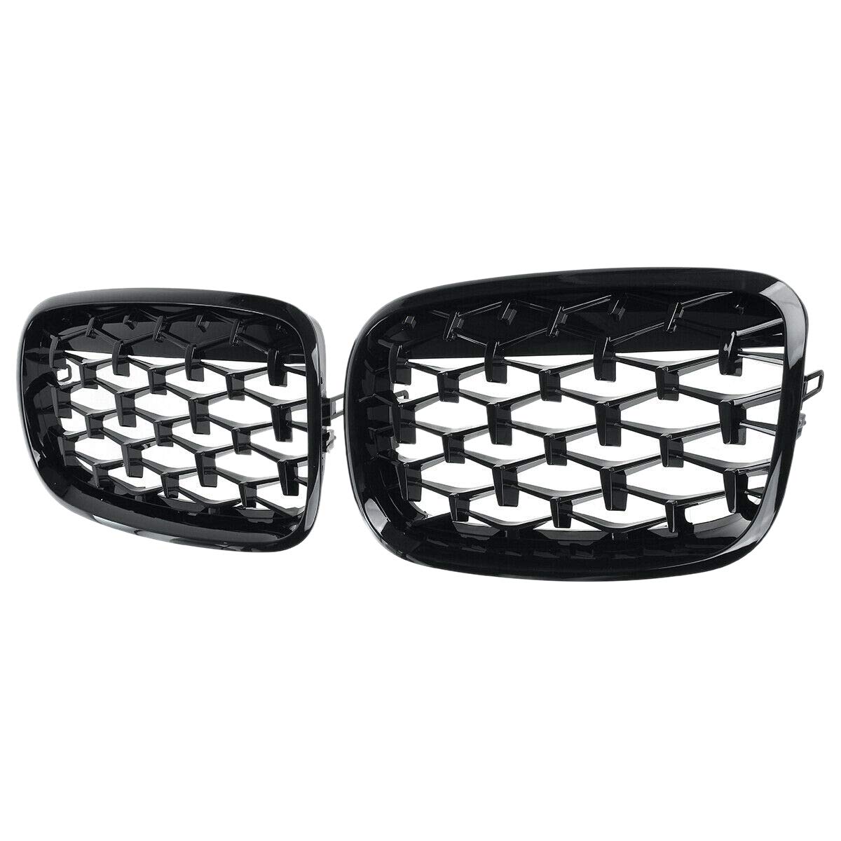 Sarngk Auto Diamant Gitter Front Nieren Gitter Chrom Mesh KüHlergrill für E70 E71 E72 X5 X6 2007-2013 Schwarz Sarngk Auto Diamant Gitter Front Nieren Gitter Chrom Mesh KüHlergrill für E70 E71 E72 X5 X6 2007-2013 Schwarz von Sarngk