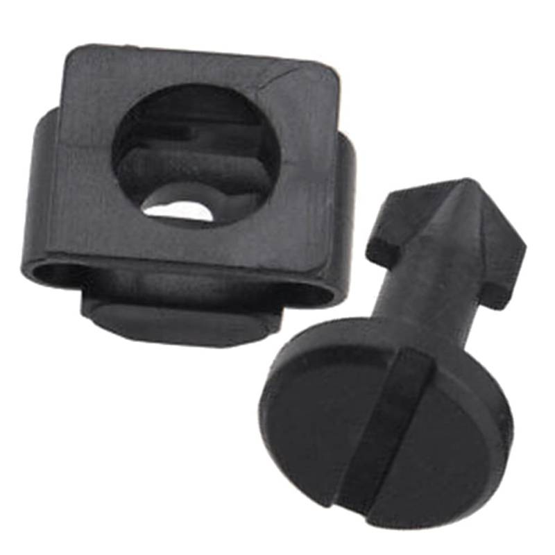 Sarngk Motorabdeckung Undertray Radlaufschraube Kunststoff Schwarz für 91501-SS8-A01, 91601-SS8-A01 von Sarngk