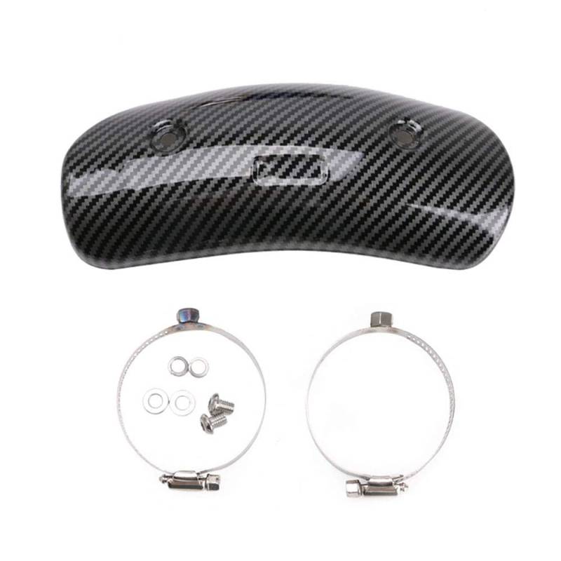Sarngk Universal Motorrad Auspuff SchalldäMpfer Rohr Beinschutz Hitzeschild Abdeckung Schutz für AR SC C. von Sarngk