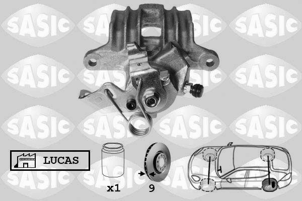 Bremssattel Hinterachse links Sasic 6506010 Bremssattel Hinterachse links Sasic 6506010 von Sasic