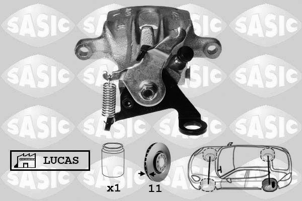 Bremssattel Hinterachse links Sasic 6506028 Bremssattel Hinterachse links Sasic 6506028 von Sasic