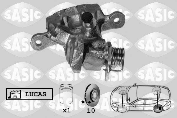Bremssattel Hinterachse links Sasic 6506054 Bremssattel Hinterachse links Sasic 6506054 von Sasic