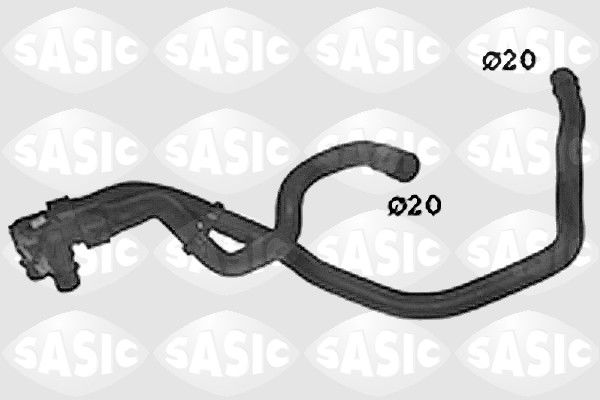 Kühlerschlauch Sasic SWH0502 von Sasic