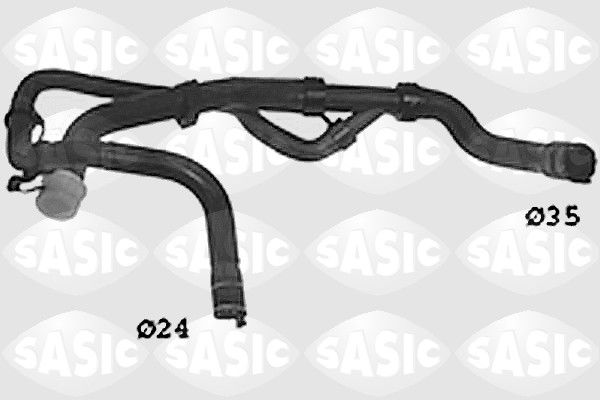 Kühlerschlauch links unten Sasic SWH0490 von Sasic
