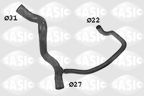 Kühlerschlauch links unten Sasic SWH4268 von Sasic