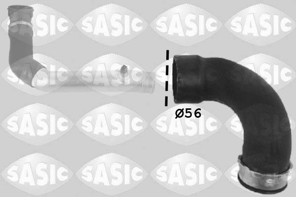 Ladeluftschlauch Ladeluftkühler Ausgang Sasic 3336123 von Sasic