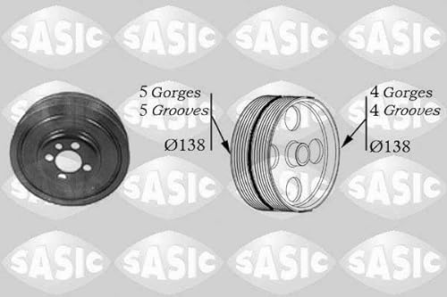 SASIC 2156001 Kurbelwellenrolle von Sasic