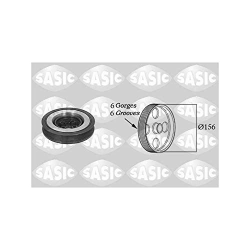 Sasic 9001802 Riemenscheibe, Kurbelwelle von Sasic