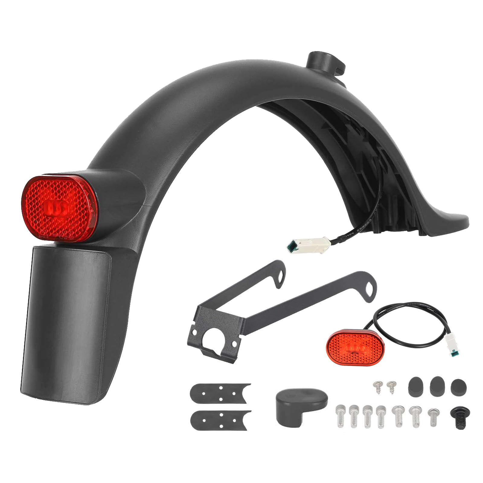 Satgoo E Scooter Schutzblech Hinten für Xiaomi Scooter, Metallhalterung, Integriertes Nummernschild Rahmen, Größerem Rücklicht, Hintere Kotflügel für Xiaomi Pro 2/M365/Pro/1S/Essential/Mi 3 Roller Satgoo E Scooter Schutzblech Hinten für Xiaomi Scooter, Metallhalterung, Integriertes Nummernschild Rahmen, Größerem Rücklicht, Hintere Kotflügel für Xiaomi Pro 2/M365/Pro/1S/Essential/Mi 3 Roller von Satgoo