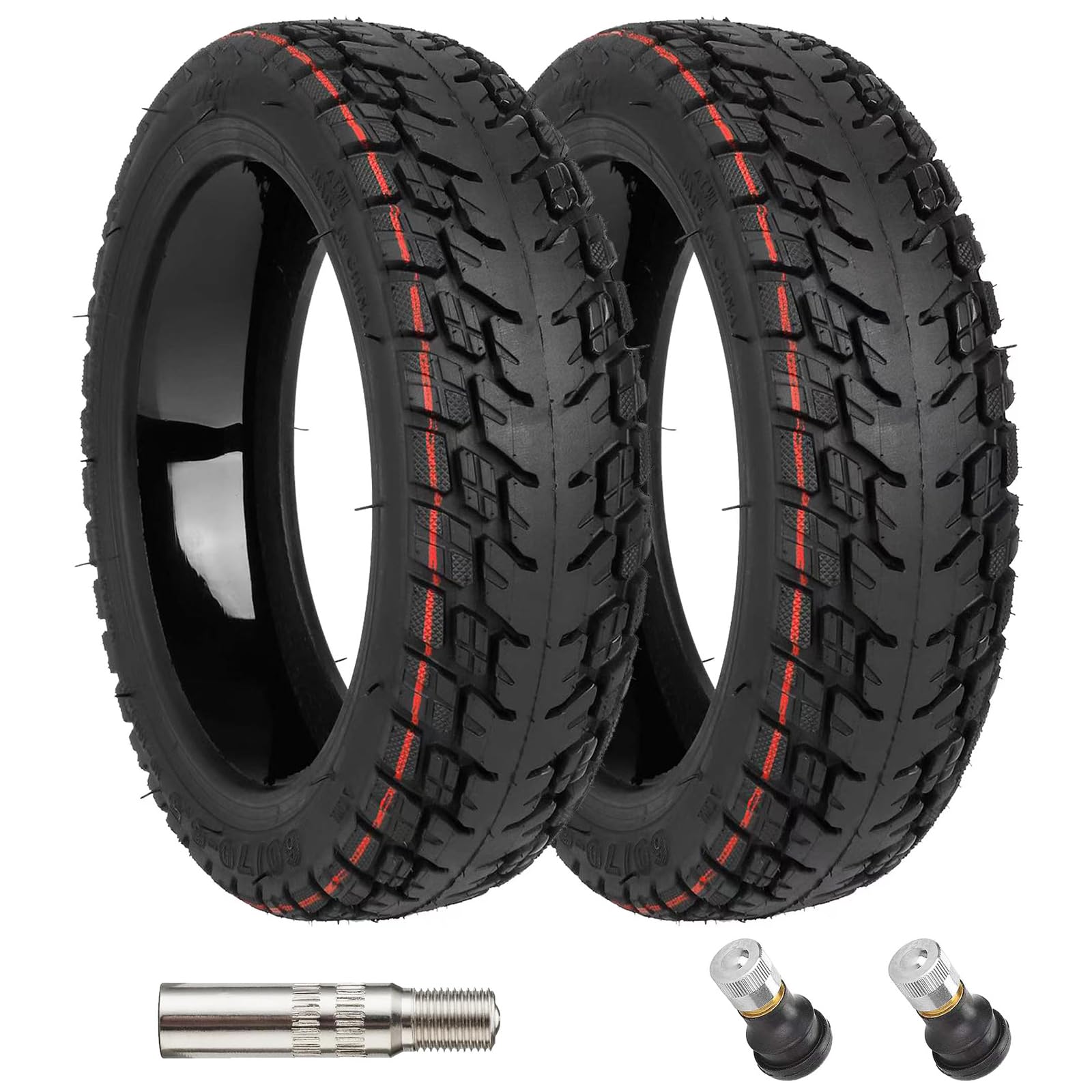 Satgoo Selbstreparierende Offroad Tubeless 60/70-6.5 Reifen für Ninebot Scooter, Ersatzreifen Reifen für Segway Ninebot Max G30/G30D 2/G30E/G30LP, Super Grip, Komfortableres und Ruhigeres Fahren Satgoo Selbstreparierende Offroad Tubeless 60/70-6.5 Reifen für Ninebot Scooter, Ersatzreifen Reifen für Segway Ninebot Max G30/G30D 2/G30E/G30LP, Super Grip, Komfortableres und Ruhigeres Fahren von Satgoo