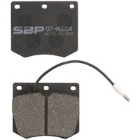 Bremsbelagsatz SBP 07-AG004 von Sbp