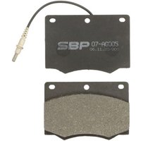 Bremsbelagsatz SBP 07-AG005 von Sbp