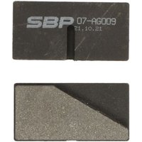 Bremsbelagsatz SBP 07-AG009 von Sbp