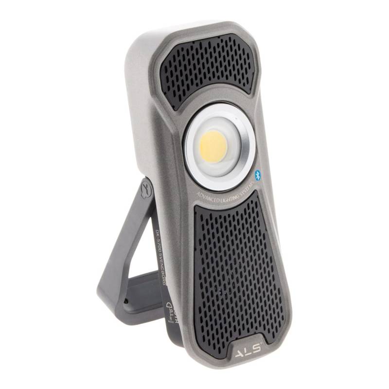 Scangrip ALS AUD601R LED-Akkuhandleuchte Audio Light 600 Lumen inkl. Bluetooth von Scangrip