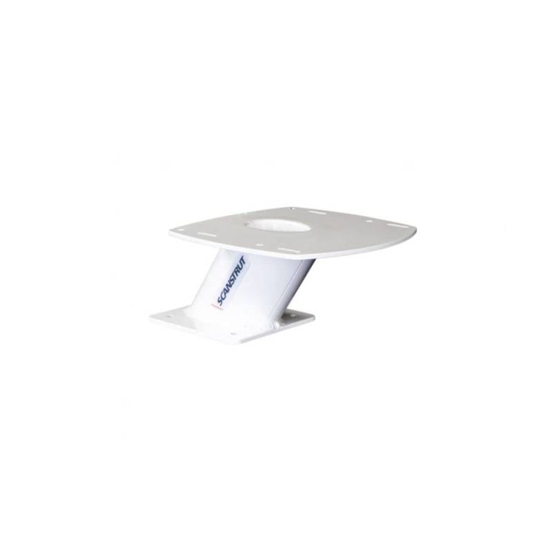 Scanstrut APT-F-150-01 Power-Tower aus Aluminium für 2 kW/4 kW Raymarine, Garmin, Navico BR24/3G/4G Radome, 150 mm von Scanstrut