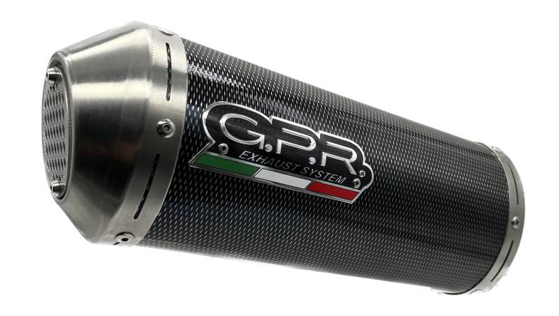 GPR Schalldämpfer kompatibel mit Honda Crf 250 M 2013/16 Auspuff, komplette Linie zugelassen mit Katalysator GPR Street Poppy von Scarico GPR