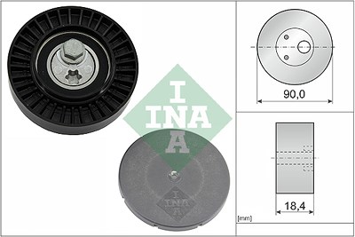 Schaeffler Ina Spannrolle, Keilrippenriemen [Hersteller-Nr. 531088010] für Audi von Schaeffler INA