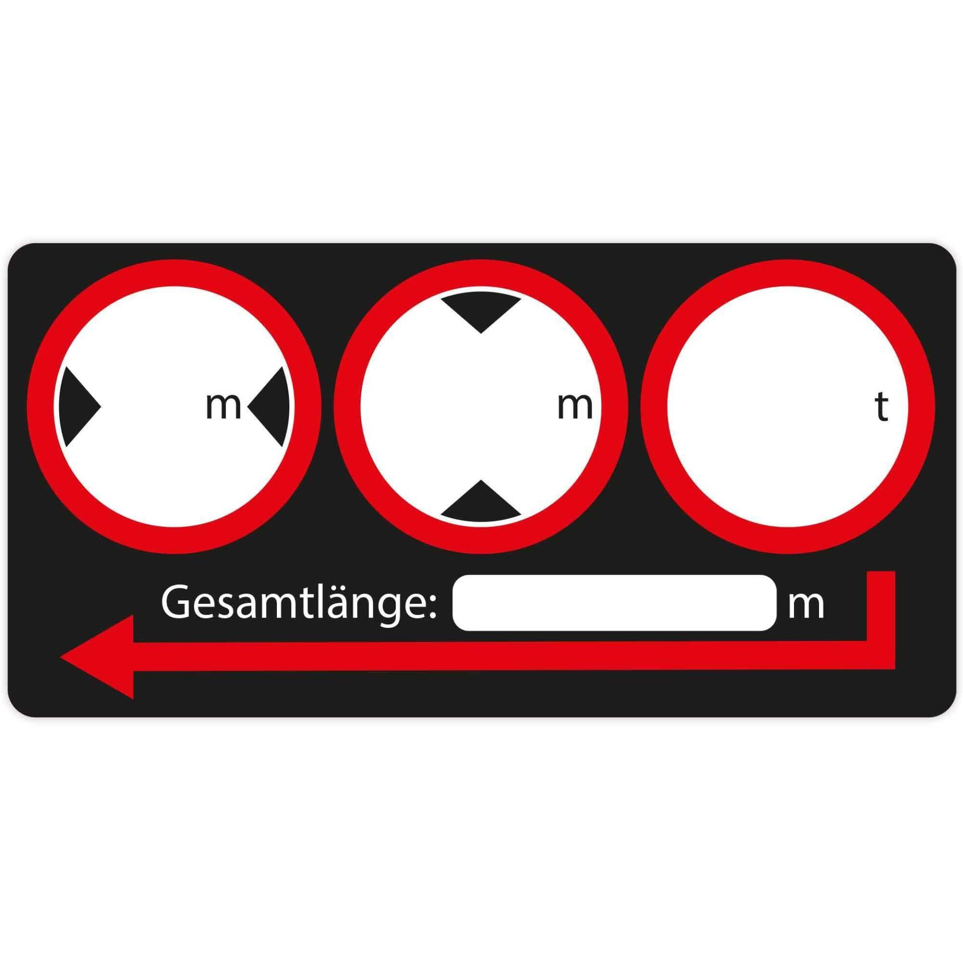 Hinweisaufkleber Fahrzeugmaße 10 x 5 cm | Länge x Breite x Höhe und Gewicht | für LKW Wohnmobil Camper Kastenwagen | Beschreibbar | Selbstklebend | Farbe schwarz Hinweisaufkleber Fahrzeugmaße 10 x 5 cm | Länge x Breite x Höhe und Gewicht | für LKW Wohnmobil Camper Kastenwagen | Beschreibbar | Selbstklebend | Farbe schwarz von Schilderio
