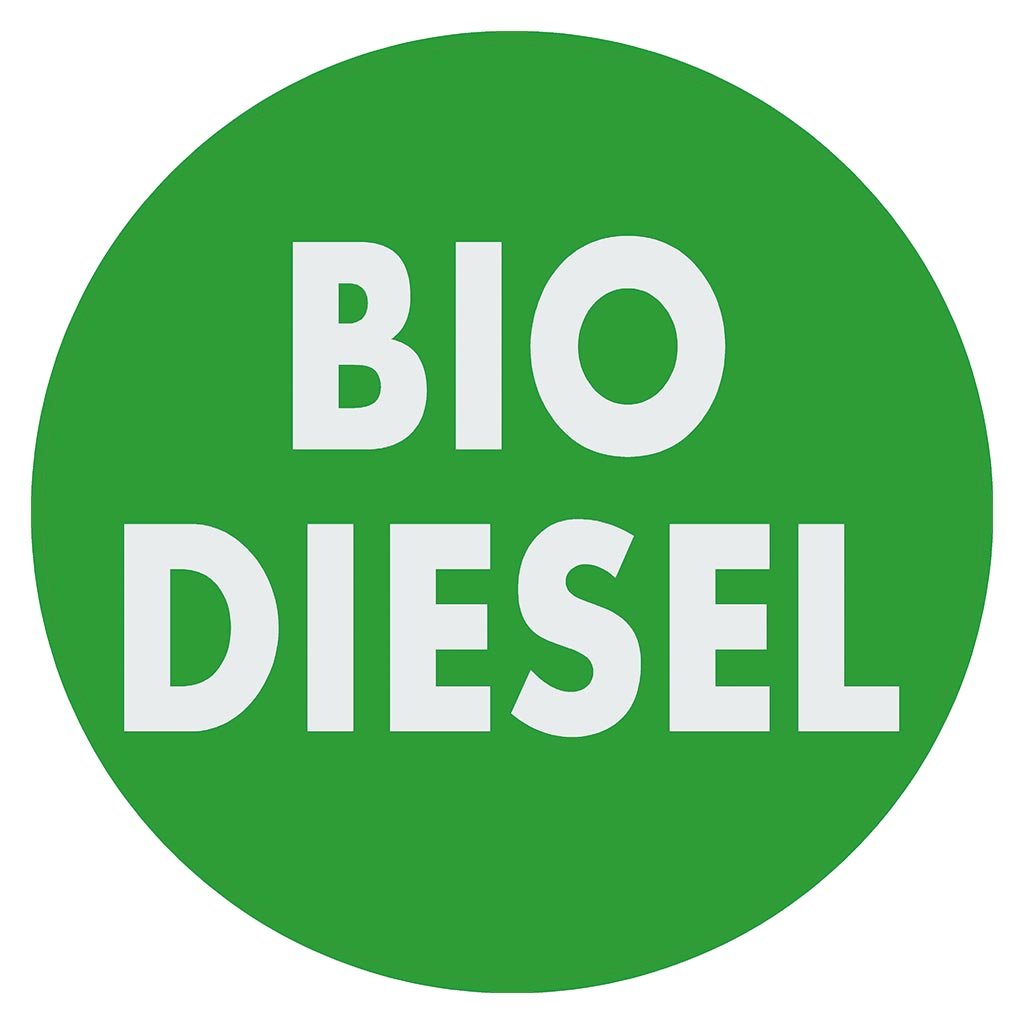 Schilderio Aufkleber Bio Diesel Durchmesser 80mm, selbstklebend, Kratz und Wetterfest Schilderio Aufkleber Bio Diesel Durchmesser 80mm, selbstklebend, Kratz und Wetterfest von Schilderio