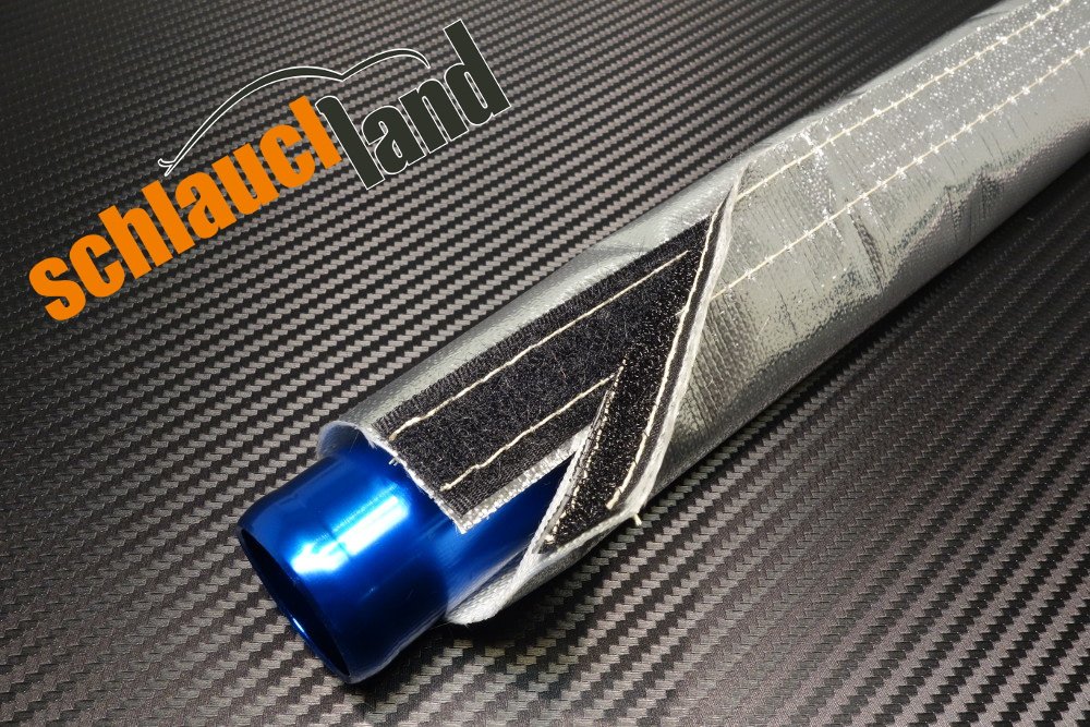 1m Alu-Titan Hitzeschutzschlauch mit Klettverschluss *** schützende Isolierung Kabelummantelung 1m Alu-Titan Hitzeschutzschlauch mit Klettverschluss *** schützende Isolierung Kabelummantelung von Schlauchland