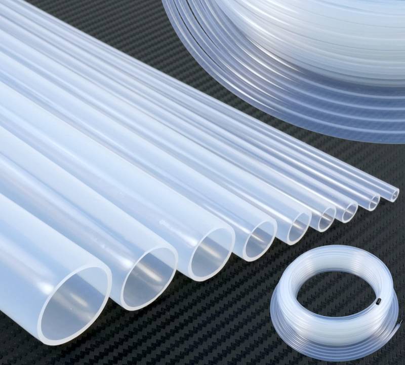 1m PFA Schlauch PTFE Teflon farblos ID x AD Ø 6 x 8mm transparent 260°C Meterware | VIELE GRÖSSEN 1-38mm | Hitze-beständig Kühlmittel Säure Lauge Alkohol Chemikalien 3D Drucker Lebensmittel-echt von Schlauchland