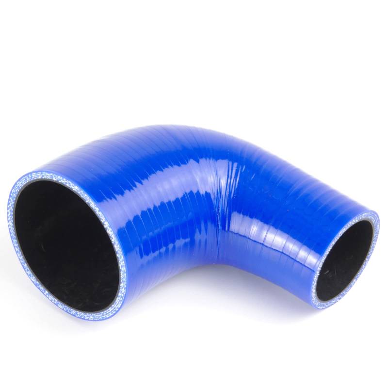 90° Silikon-Reduzierbogen ID 64-57mm blau*** Silikonschlauch Silikon Reduzierer Turbo von Schlauchland
