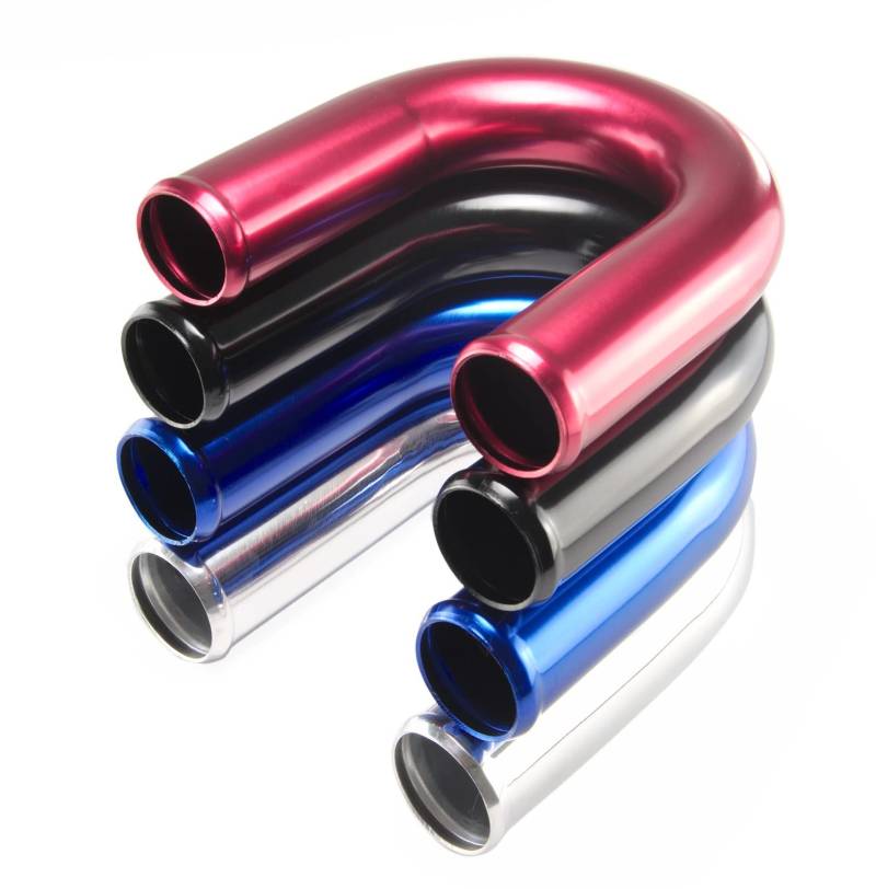 Schlauchland Alu-Bogen 180° AD 28mm ***** Alubogen Alurohr Rohrbogen Aluminum Pipe Turbo Ladeluftkühler von Schlauchland