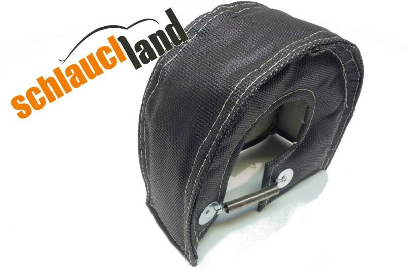 Schlauchland T6 Turbowindel schwarz *** Hitzeschutz Turbolader Turbopampers Turbojacket von Schlauchland