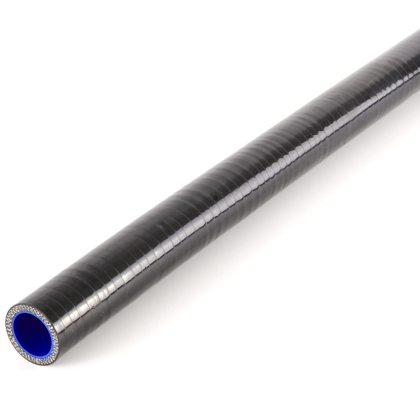 Silikonschlauch 50cm Innendurchmesser 102mm schwarz*** Unterdruckschlauch Vacuum Hose Verbinder LLK von Schlauchland