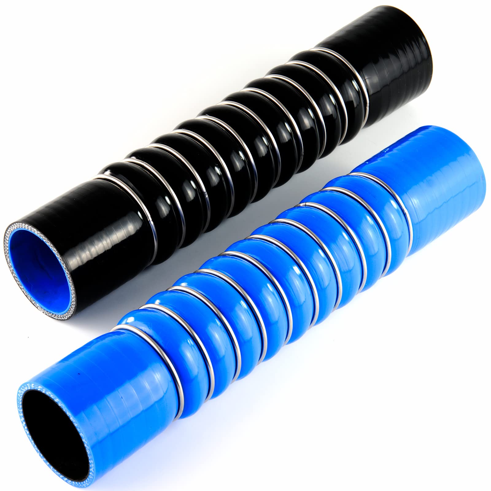 ULTRAFLEX Silikonschlauch ID 45mm blau*** Turboschlauch 0-45° Winkel LLK von Schlauchland