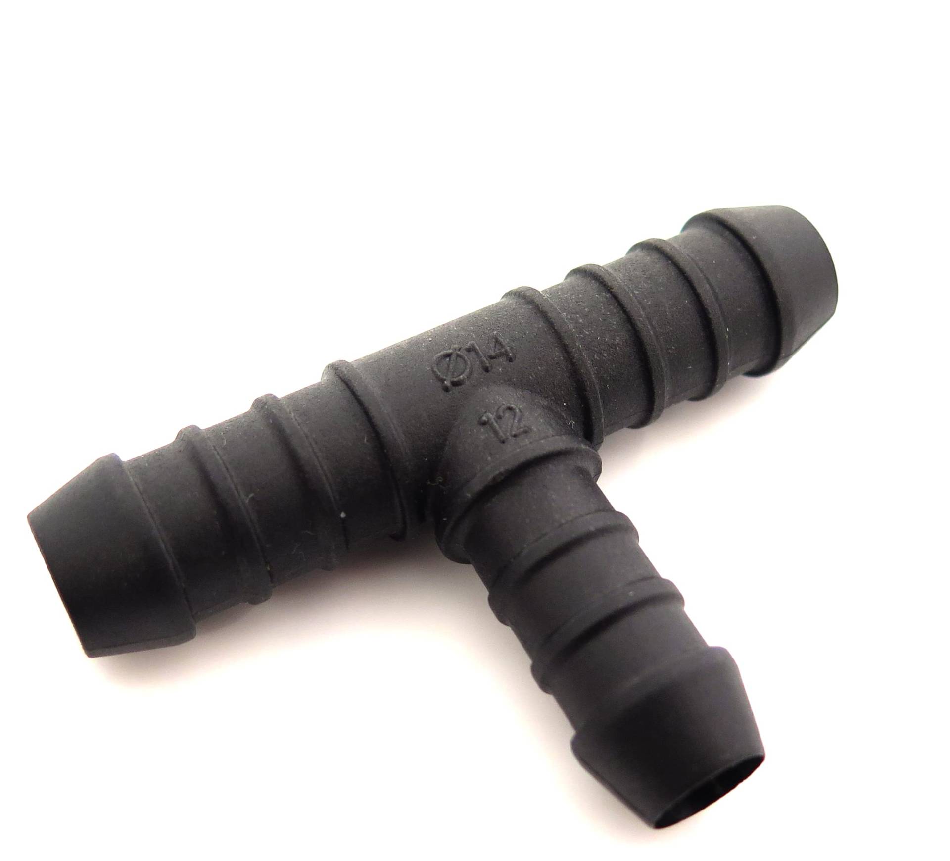 Schlauchverbinder Kunststoff T-Stück x2 - Außendurchmesser 12mm / 2X 14mm - Für Schläuchen Schlauchverbinder Kunststoff T-Stück x2 - Außendurchmesser 12mm / 2X 14mm - Für Schläuchen von Schlauchverbinder Kunststoff