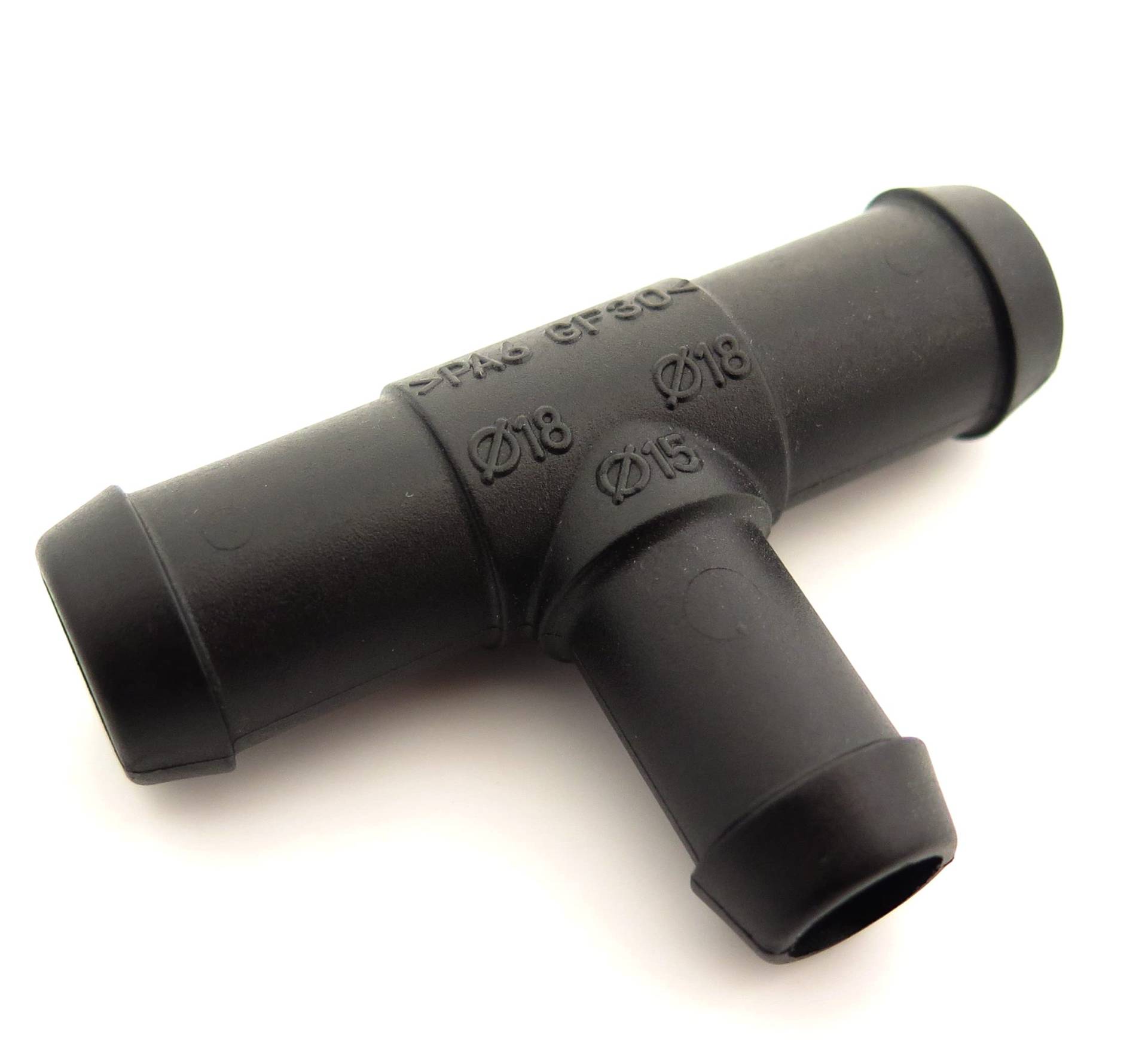 Schlauchverbinder Kunststoff T-Stück x2 - Außendurchmesser 16mm / 2X 18mm - Für Schläuchen von Schlauchverbinder Kunststoff