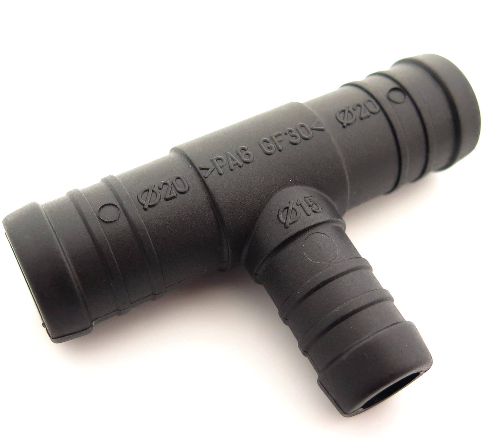 Schlauchverbinder Kunststoff T-Stück x2 - Außendurchmesser 16mm / 2X 20mm - Für Schläuchen Schlauchverbinder Kunststoff T-Stück x2 - Außendurchmesser 16mm / 2X 20mm - Für Schläuchen von Schlauchverbinder Kunststoff