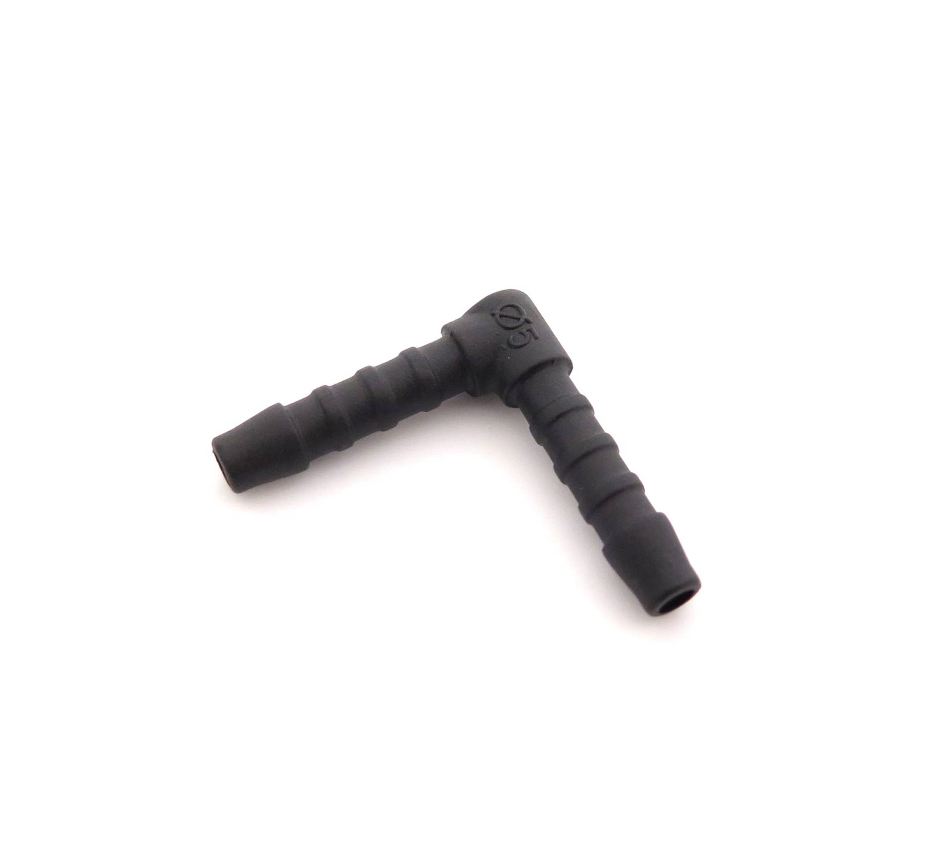 Schlauchverbinder Kunststoff Winkel x2 - Außendurchmesser 5mm - Für Schläuchen von Schlauchverbinder Kunststoff