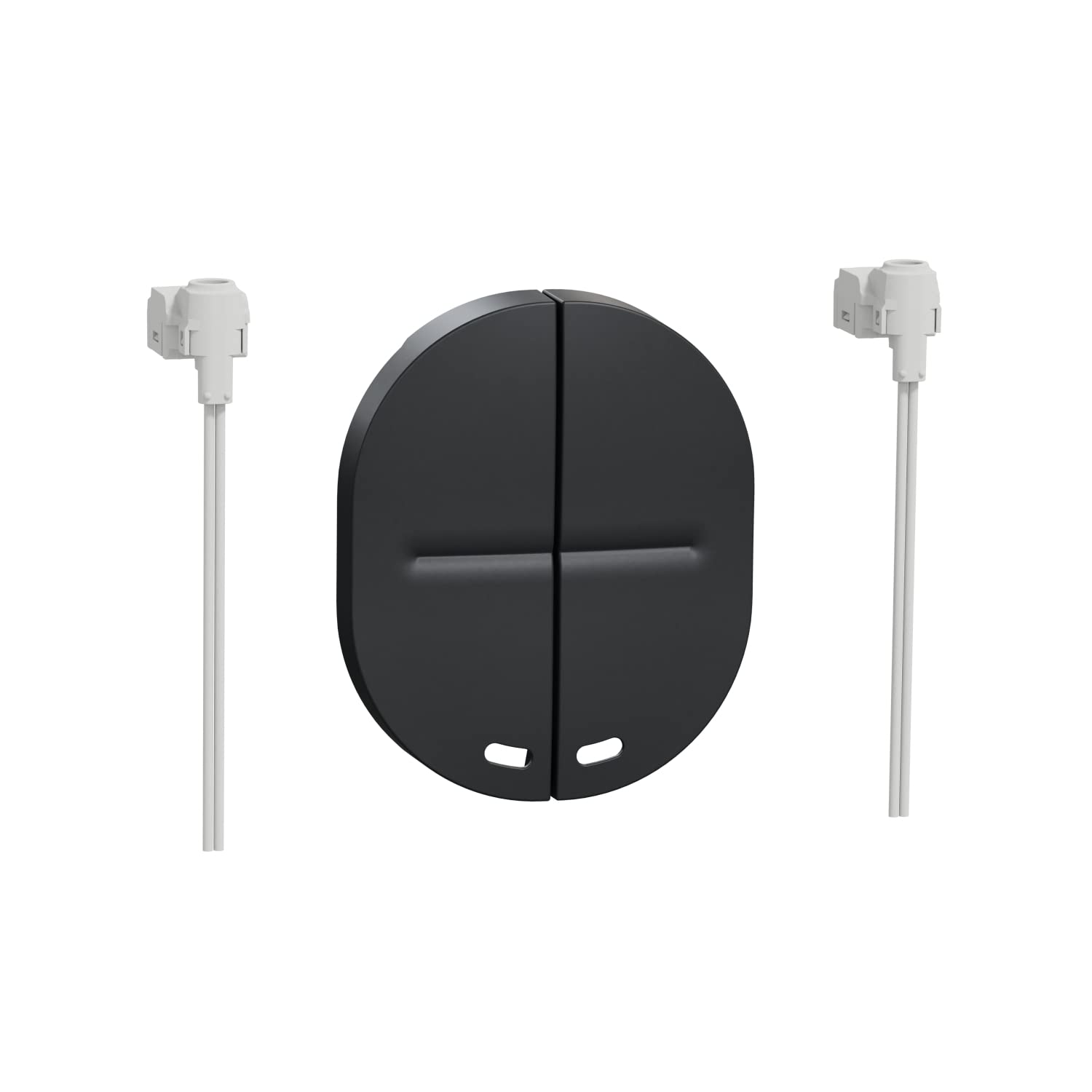 Oval – 2 Tasten + 1 Kontrollleuchte – Anthrazit Oval – 2 Tasten + 1 Kontrollleuchte – Anthrazit von Schneider Electric