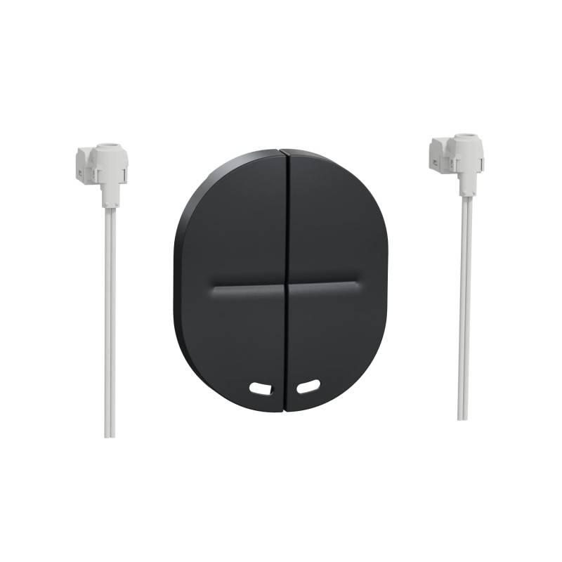 Oval – 2 Tasten + 1 Kontrollleuchte – Anthrazit von Schneider Electric