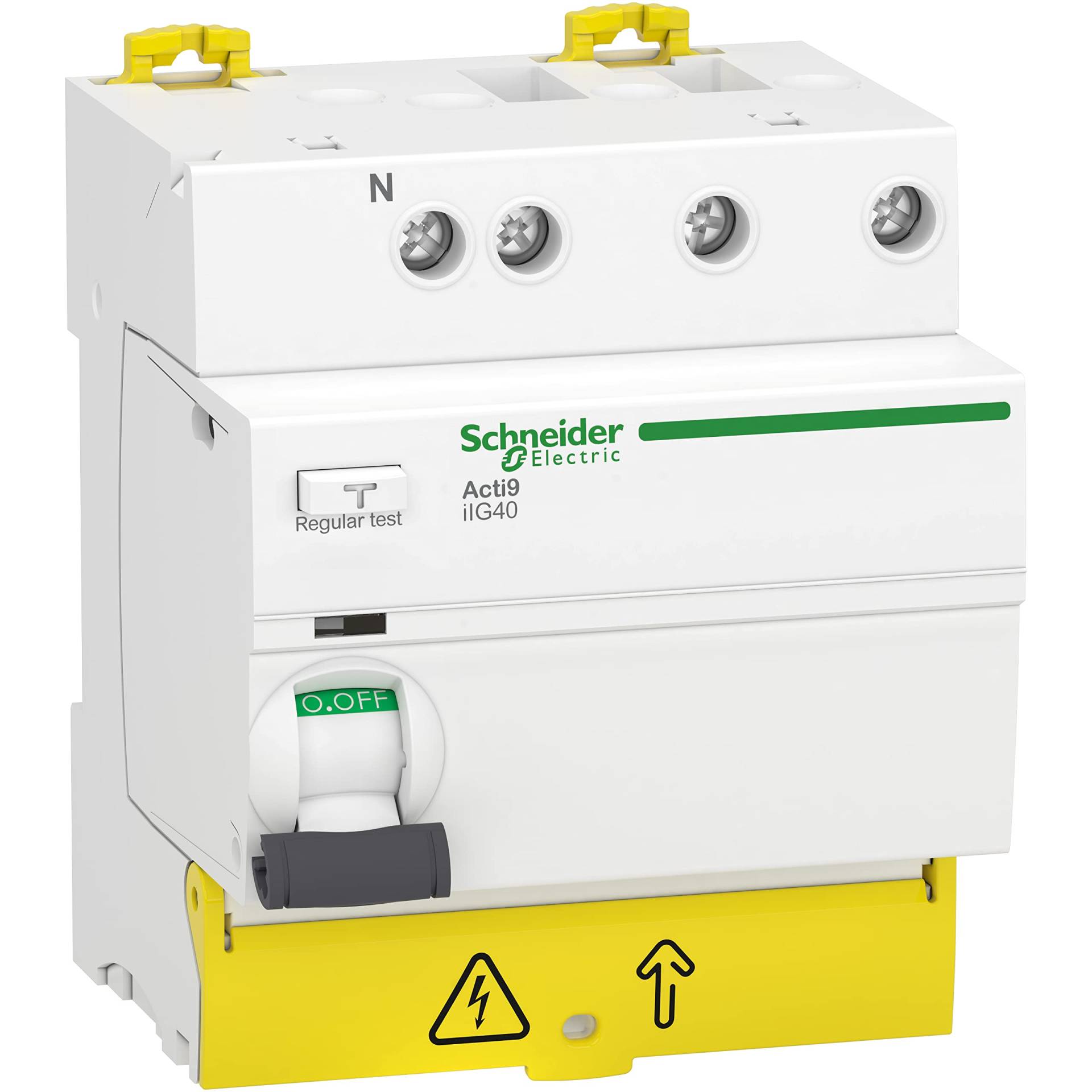 Schneider Electric - Acti9 iIG40 – Differentialschalter für Gruppenkopf – 3P+N 40 A 30 mA Typ AC – A9R67740 Schneider Electric - Acti9 iIG40 – Differentialschalter für Gruppenkopf – 3P+N 40 A 30 mA Typ AC – A9R67740 von Schneider Electric