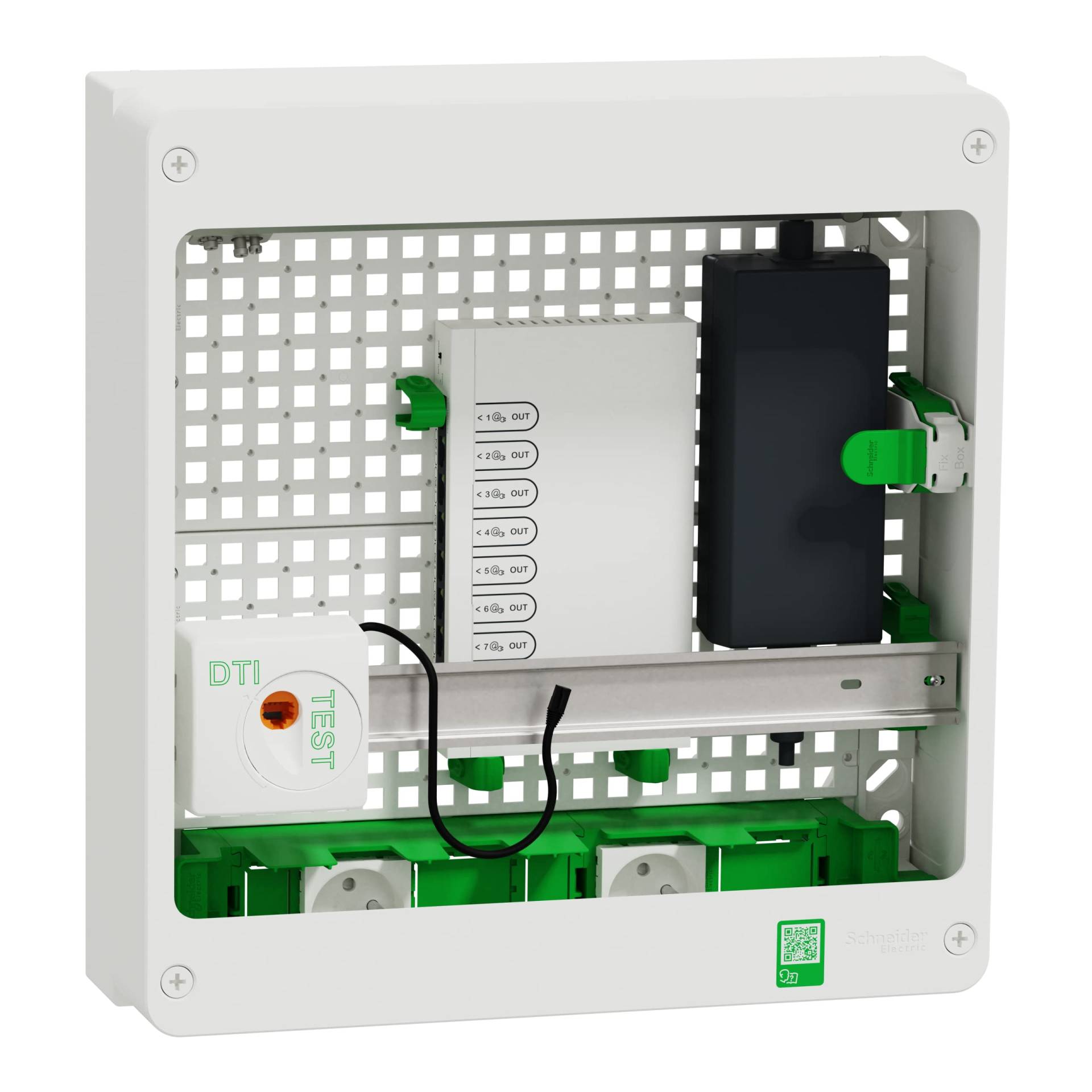 Schneider Electric - Resi9 VDI-Koffer 18M2R – Switch 9 Ports PoE – 2 Steckdosen – Klasse 3TV 8xRJ45 CAT6a – R9H18402VDIXS Schneider Electric - Resi9 VDI-Koffer 18M2R – Switch 9 Ports PoE – 2 Steckdosen – Klasse 3TV 8xRJ45 CAT6a – R9H18402VDIXS von Schneider Electric