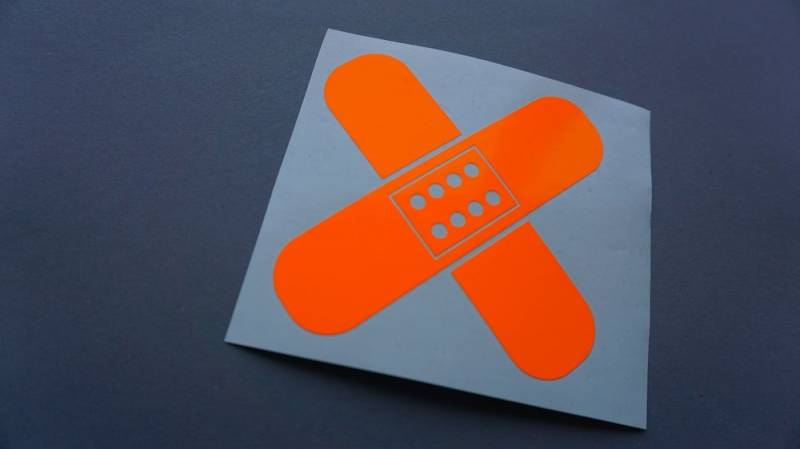Pflaster Stickerbomb NEON Orange Auto Aufkleber Sticker Tuning JDM DUB Style von Schönheits Shop