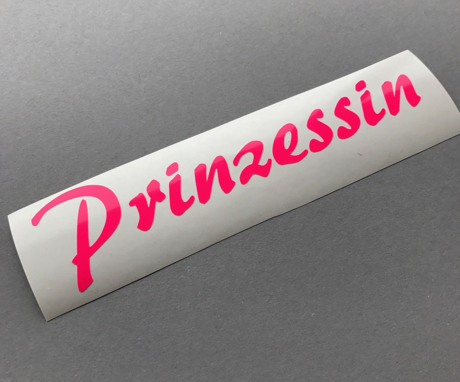 Prinzessin Neon PINK Aufkleber Tuning Zicke Tussi Autoaufkleber Frau Turbo JDM DUB von Schönheits Shop